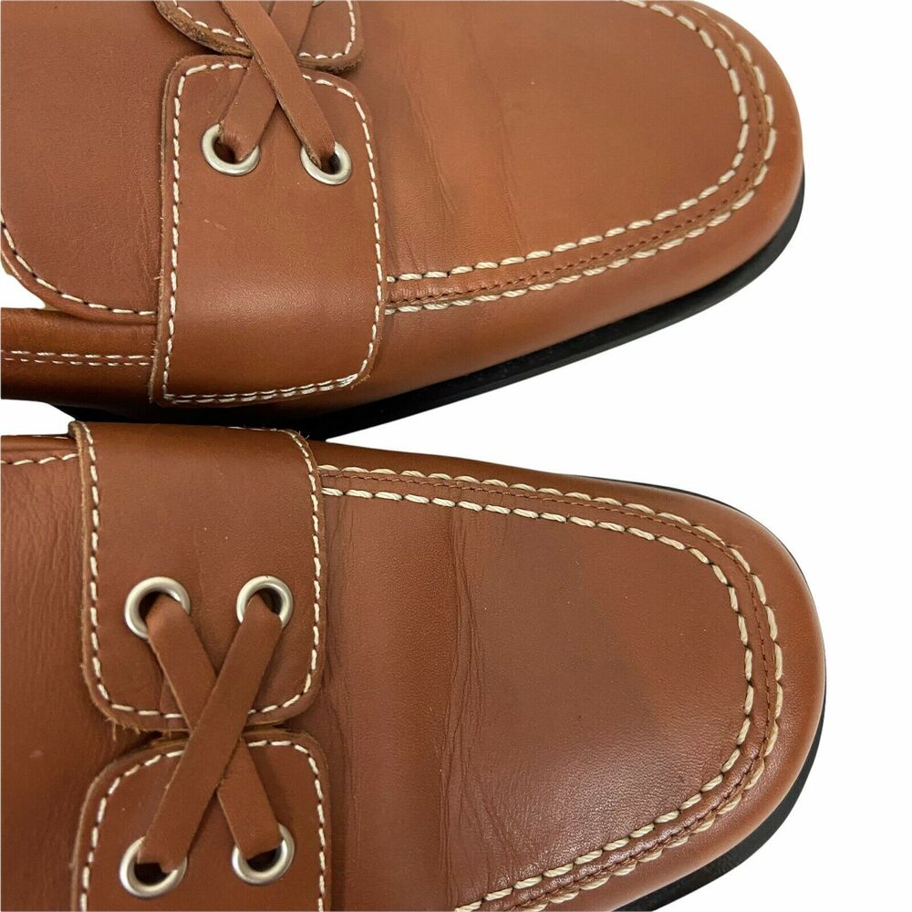 Coach Loafer Heels Women's Kassidy P310 Brown Leather Slip On Comfort size 10 B - Picture 7 of 12